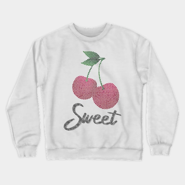 Sweet cherry fruit strawberry gift cherry tree Crewneck Sweatshirt by MrTeee